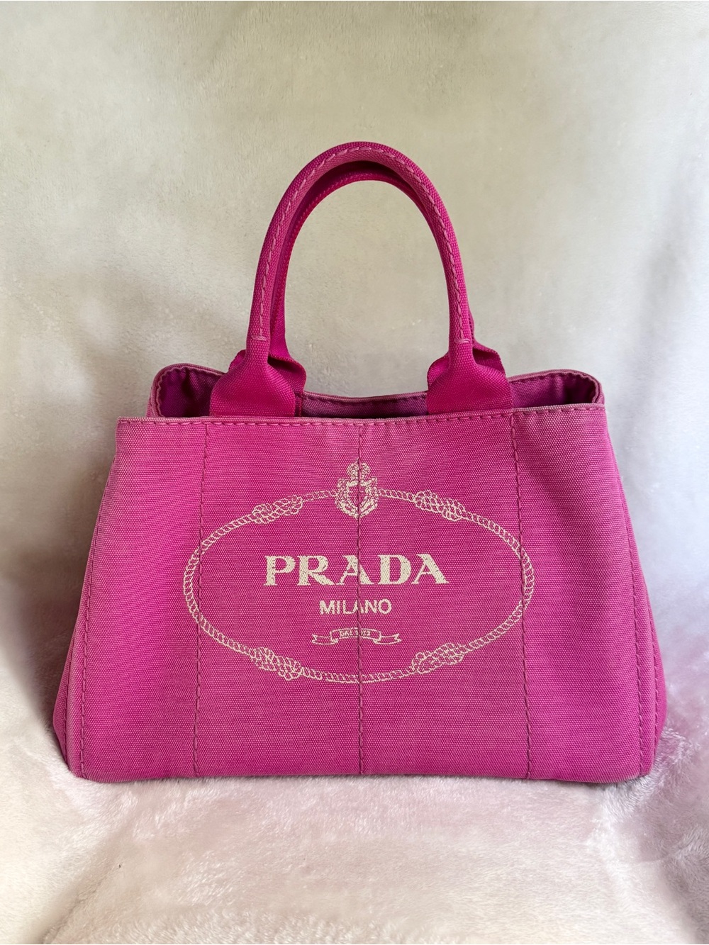 Prada Canapa Tote Bag Large